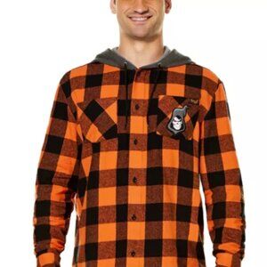 Spirit Halloween Flannel Hoodie SOLD OUT